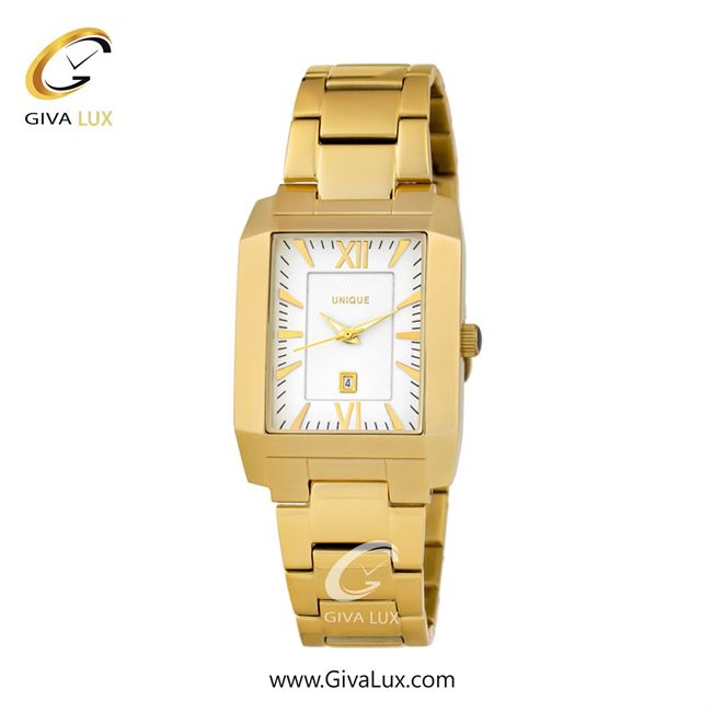 ساعت مچی اورجینال مردانه یونیک طلایی | طلایی| سفید| کد رفرنس S0007