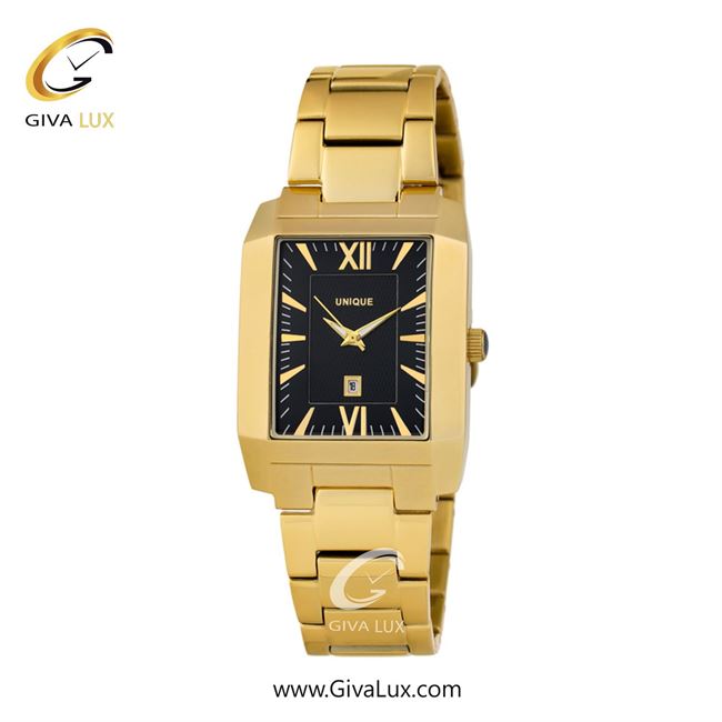 ساعت مچی اورجینال مردانه یونیک طلایی | طلایی| مشکی| کد رفرنس S0007