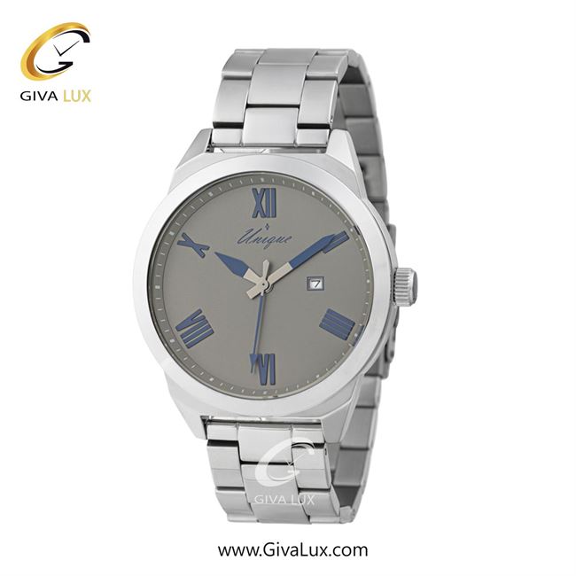 ساعت مچی اورجینال مردانه یونیک نقره ای | نقره ای| طوسی| کد رفرنس S0037