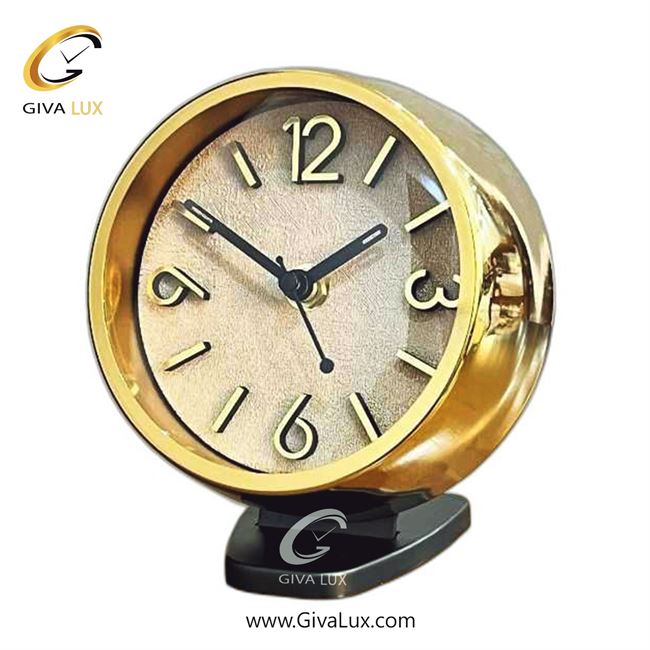 ساعت رومیزی اورجینال ولدر آلیاژ فلزی طلایی| کد رفرنس 01