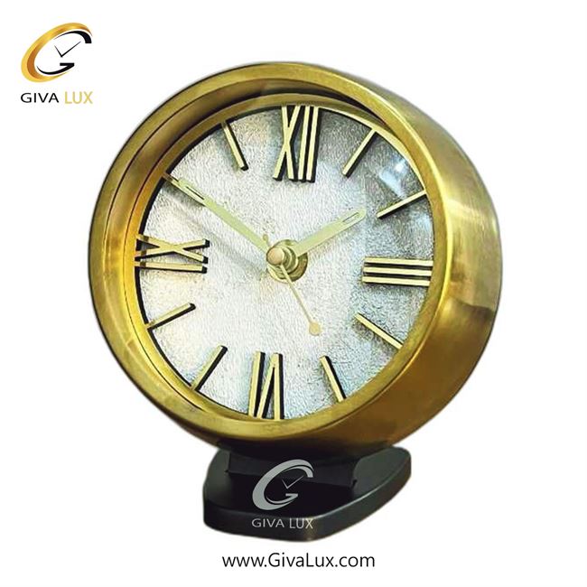 ساعت رومیزی اورجینال ولدر آلیاژ فلزی طلایی| کد رفرنس 01