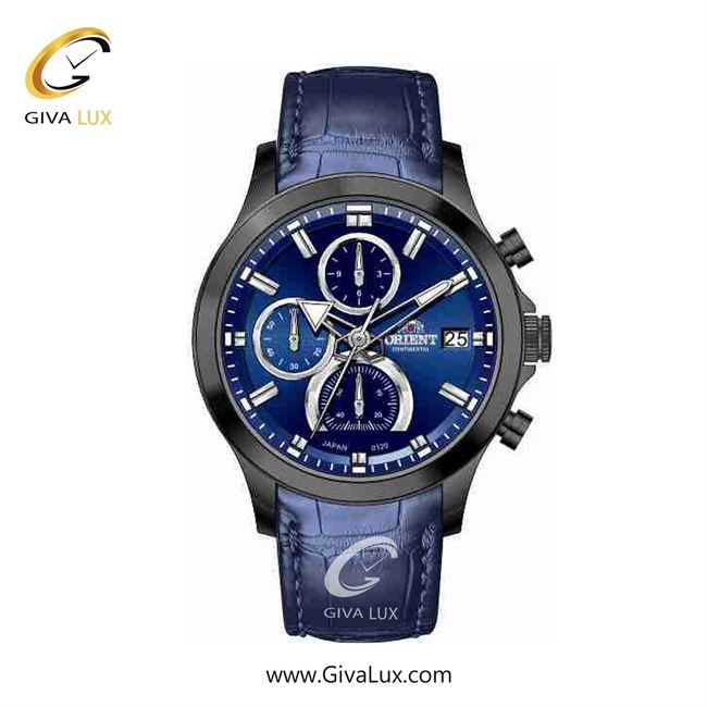 ساعت مچی اورجینال زنانه اورینت (کانتیننتال) | Orient (Continental) سه موتوره کرنوگراف مشکی | سرمه ای| سرمه ای| کد رفرنس 120