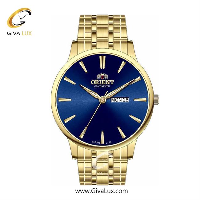ساعت مچی اورجینال مردانه اورینت (کانتیننتال) | Orient (Continental) طلایی | طلایی| سرمه ای| کد رفرنس 122