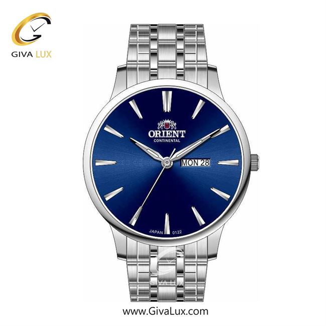 ساعت مچی اورجینال مردانه اورینت (کانتیننتال) | Orient (Continental) نقره ای | نقره ای| سرمه ای| کد رفرنس 122
