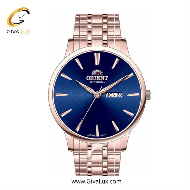ساعت مچی اورجینال مردانه اورینت (کانتیننتال) | Orient (Continental) رزگلد | رزگلد| سرمه ای| کد رفرنس 122