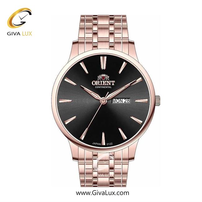ساعت مچی اورجینال مردانه اورینت (کانتیننتال) | Orient (Continental) رزگلد | رزگلد| مشکی| کد رفرنس 122