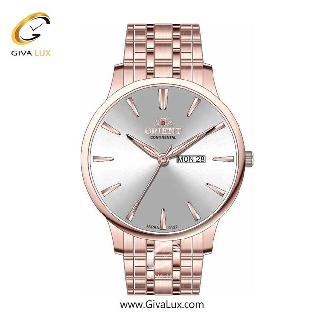 ساعت مچی اورجینال مردانه اورینت (کانتیننتال) | Orient (Continental) رزگلد | رزگلد| نقره ای| کد رفرنس 122