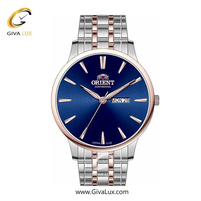 ساعت مچی اورجینال مردانه اورینت (کانتیننتال) | Orient (Continental) رزگلد | رزگلد-نقره ای| سرمه ای| کد رفرنس 122