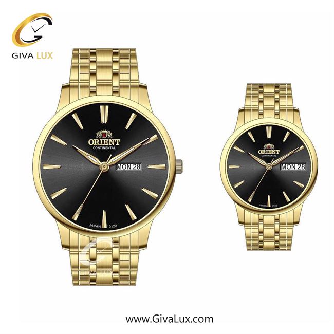 ساعت مچی اورجینال ست اورینت (کانتیننتال) | Orient (Continental) طلایی | طلایی| مشکی| کد رفرنس 122
