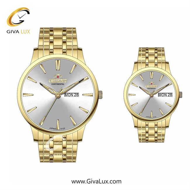 ساعت مچی اورجینال ست اورینت (کانتیننتال) | Orient (Continental) طلایی | طلایی| نقره ای| کد رفرنس 122