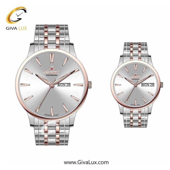 ساعت مچی اورجینال ست اورینت (کانتیننتال) | Orient (Continental) رزگلد | نقره ای-رزگلد| نقره ای| کد رفرنس 122