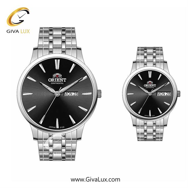 ساعت مچی اورجینال ست اورینت (کانتیننتال) | Orient (Continental) نقره ای | نقره ای| مشکی| کد رفرنس 122
