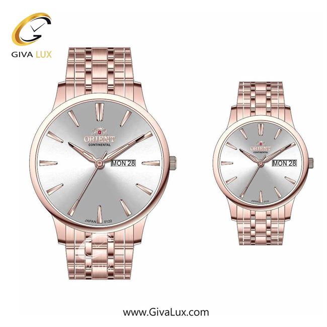 ساعت مچی اورجینال ست اورینت (کانتیننتال) | Orient (Continental) رزگلد | رزگلد| نقره ای| کد رفرنس 122