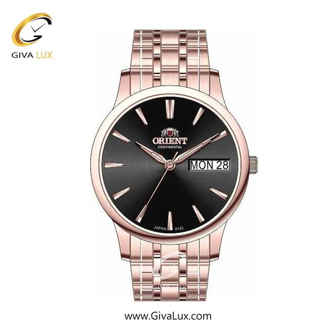 ساعت مچی اورجینال زنانه اورینت (کانتیننتال) | Orient (Continental) رزگلد | رزگلد| مشکی| کد رفرنس 122