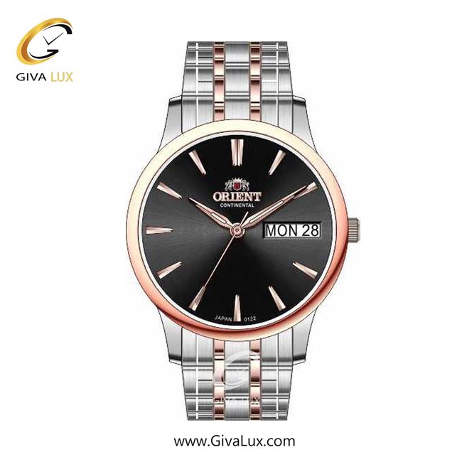 ساعت مچی اورجینال زنانه اورینت (کانتیننتال) | Orient (Continental) رزگلد | رزگلد-نقره ای| مشکی| کد رفرنس 122