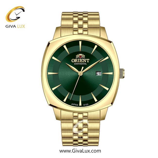 ساعت مچی اورجینال مردانه اورینت (کانتیننتال) | Orient (Continental) طلایی | طلایی| سبز یشمی تیره| کد رفرنس 133