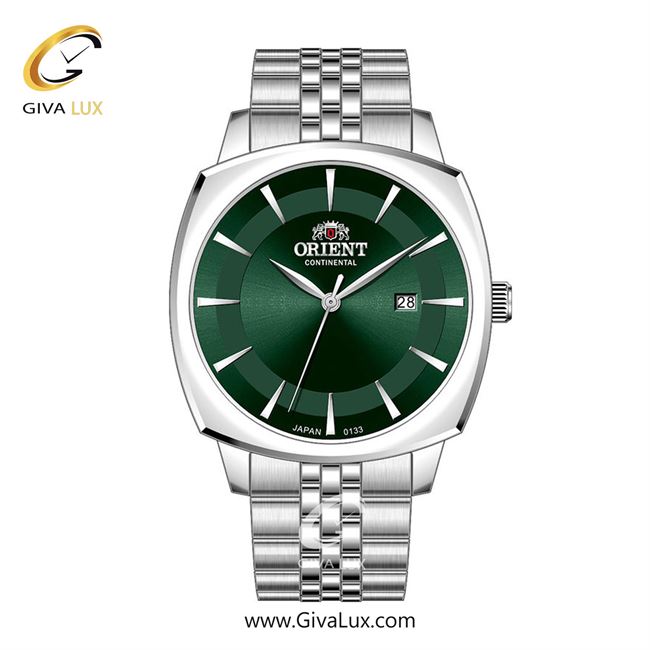ساعت مچی اورجینال مردانه اورینت (کانتیننتال) | Orient (Continental) نقره ای | نقره ای| سبز یشمی تیره| کد رفرنس 133