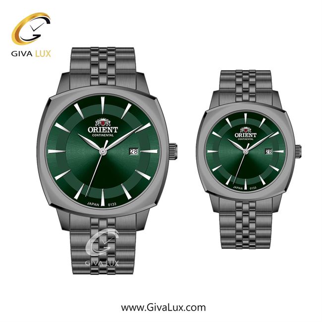 ساعت مچی اورجینال ست اورینت (کانتیننتال) | Orient (Continental) تیتانیوم | تیتانیوم| سبز یشمی تیره| کد رفرنس 133