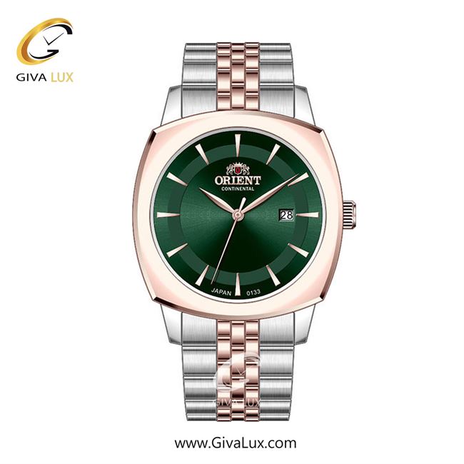ساعت مچی اورجینال زنانه اورینت (کانتیننتال) | Orient (Continental) رزگلد | رزگلد-نقره ای| سبز یشمی تیره| کد رفرنس 133