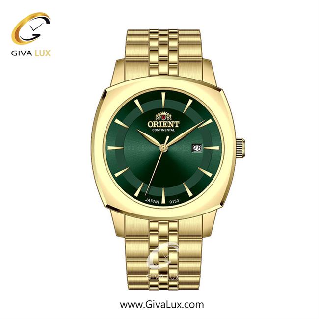 ساعت مچی اورجینال زنانه اورینت (کانتیننتال) | Orient (Continental) طلایی | طلایی| سبز یشمی تیره| کد رفرنس 133