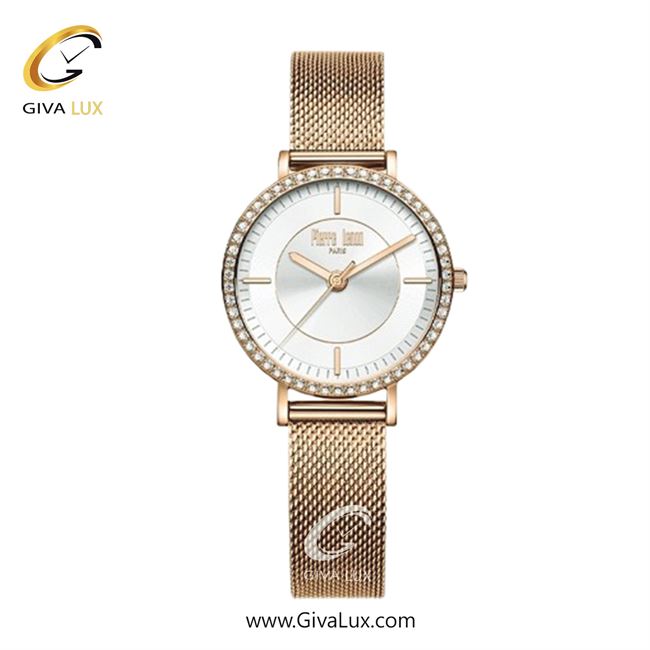 ساعت مچی اورجینال زنانه پییر لنون رزگلد | رزگلد| نقره ای| کد رفرنس PL-0137-12