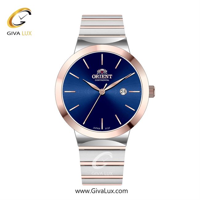 ساعت مچی اورجینال مردانه اورینت (کانتیننتال) | Orient (Continental) رزگلد | رزگلد-نقره ای| سرمه ای| کد رفرنس 137