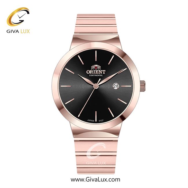 ساعت مچی اورجینال مردانه اورینت (کانتیننتال) | Orient (Continental) رزگلد | رزگلد| مشکی| کد رفرنس 137