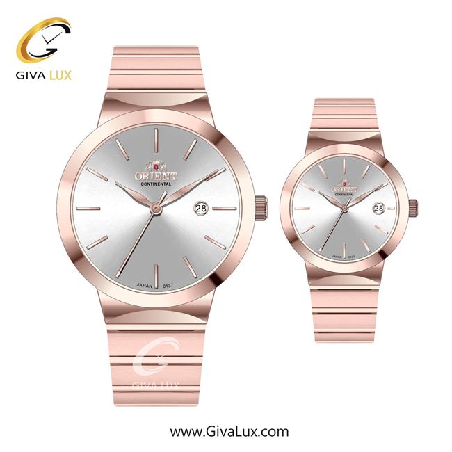 ساعت مچی اورجینال ست اورینت (کانتیننتال) | Orient (Continental) رزگلد | رزگلد| نقره ای| کد رفرنس 137