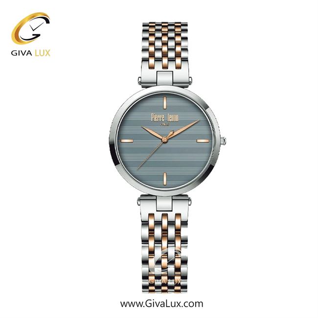 ساعت مچی اورجینال زنانه پییر لنون نقره ای | نقره ای-رزگلد| طوسی| کد رفرنس PL-0141-12