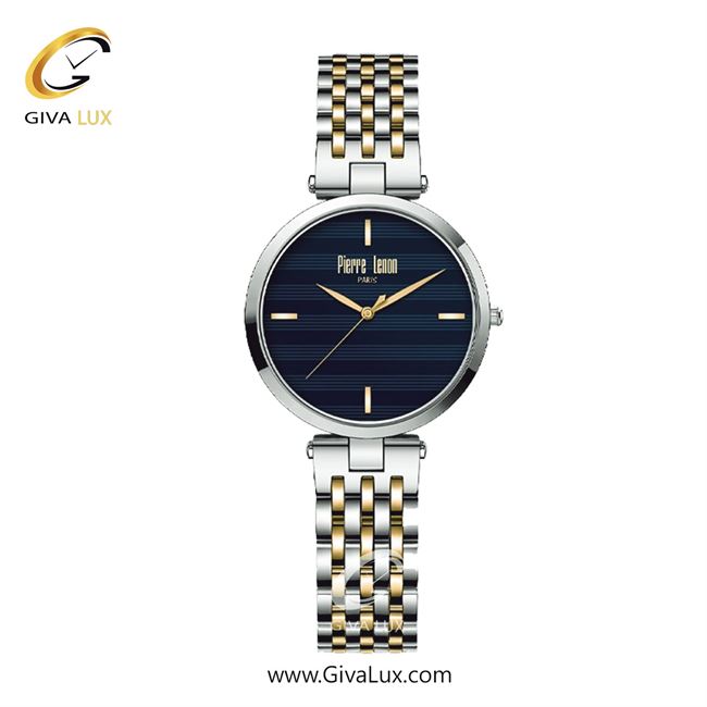 ساعت مچی اورجینال زنانه پییر لنون نقره ای | نقره ای-طلایی| سرمه ای| کد رفرنس PL-0141-16