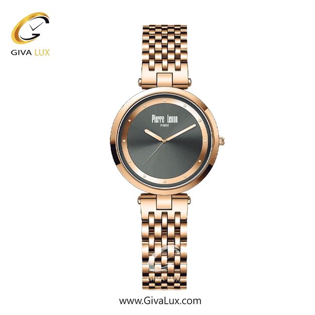 ساعت مچی اورجینال زنانه پییر لنون رزگلد | رزگلد| طوسی| کد رفرنس PL-0142-13