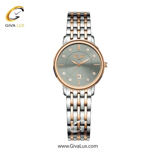 ساعت مچی اورجینال زنانه پییر لنون رزگلد | رزگلد-نقره ای| طوسی| کد رفرنس PL-0148-18