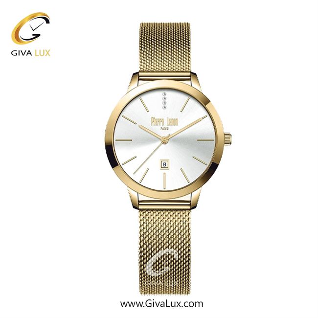 ساعت مچی اورجینال زنانه پییر لنون طلایی | طلایی| نقره ای| کد رفرنس PL-0149-13