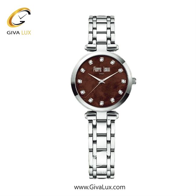 ساعت مچی اورجینال زنانه پییر لنون نقره ای | نقره ای| قهوه ای| کد رفرنس PL-0151-14