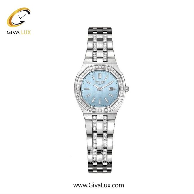 ساعت مچی اورجینال زنانه پییر لنون نقره ای | نقره ای| آبی| کد رفرنس PL-0155-12