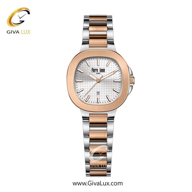 ساعت مچی اورجینال زنانه پییر لنون رزگلد | رزگلد-نقره ای| نقره ای| کد رفرنس PL-0163-16