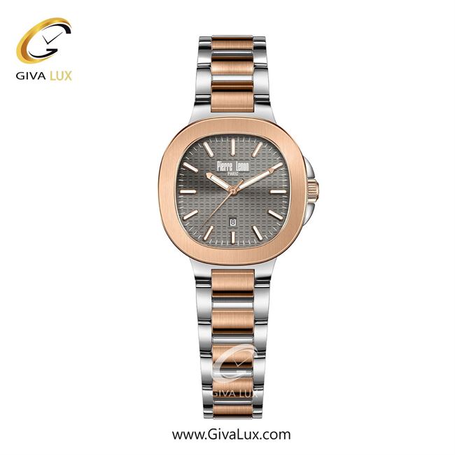 ساعت مچی اورجینال زنانه پییر لنون رزگلد | رزگلد-نقره ای| طوسی| کد رفرنس PL-0163-17