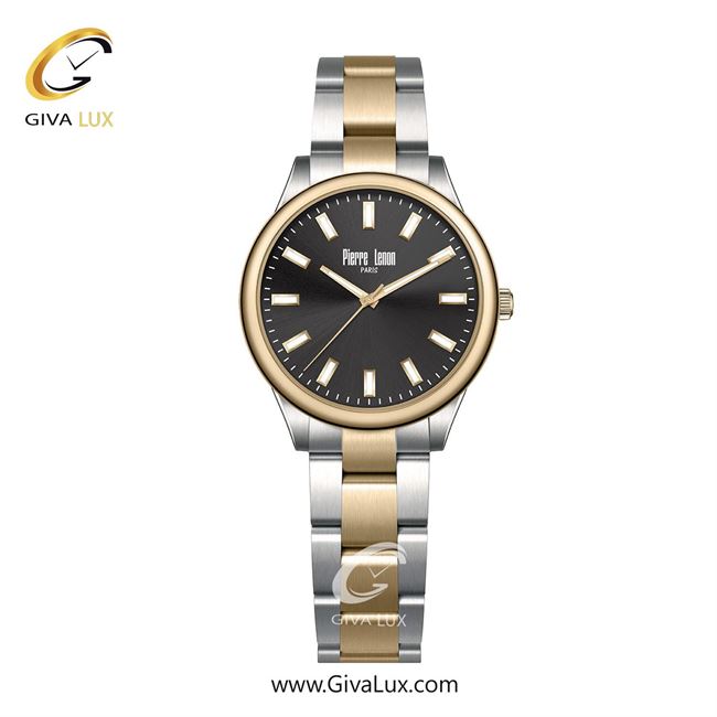ساعت مچی اورجینال زنانه پییر لنون طلایی | نقره ای-طلایی| مشکی| کد رفرنس PL-0164-16