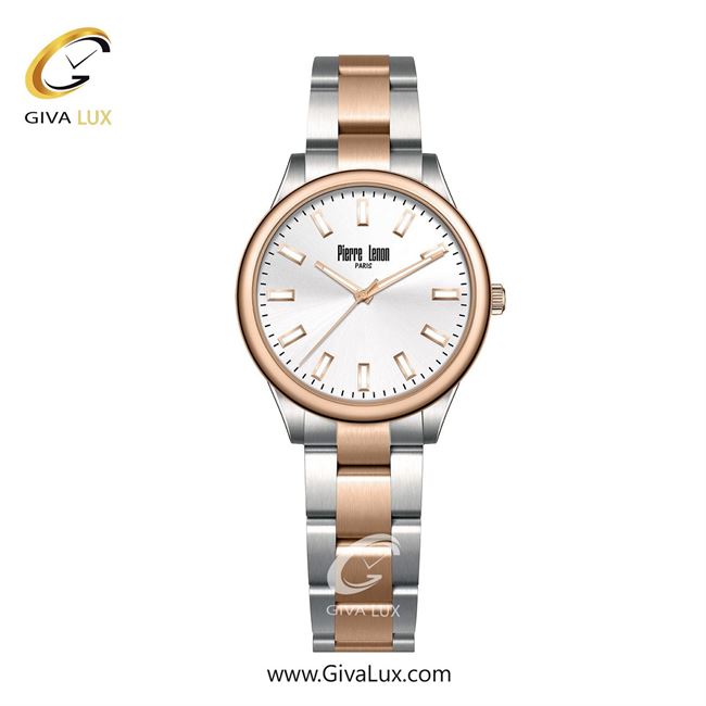 ساعت مچی اورجینال زنانه پییر لنون رزگلد | رزگلد-نقره ای| نقره ای| کد رفرنس PL-0164-17
