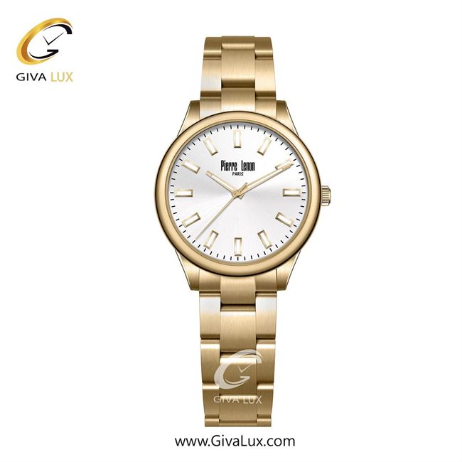 ساعت مچی اورجینال زنانه پییر لنون طلایی | طلایی| نقره ای| کد رفرنس PL-0164-18