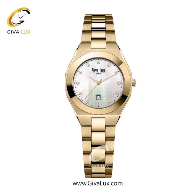 ساعت مچی اورجینال زنانه پییر لنون طلایی | طلایی| هفت رنگ-نقره ای| کد رفرنس PL-0167-13