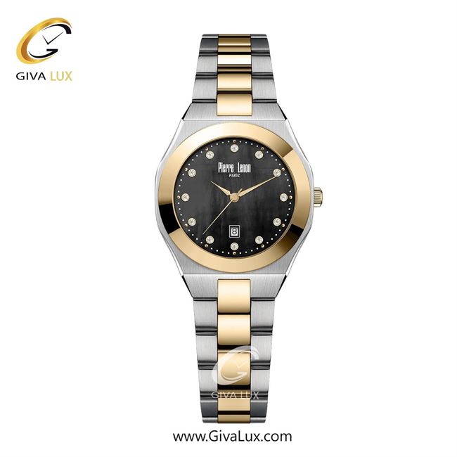 ساعت مچی اورجینال زنانه پییر لنون طلایی-نقره ای | طلایی-نقره ای| مشکی| کد رفرنس PL-0167-16