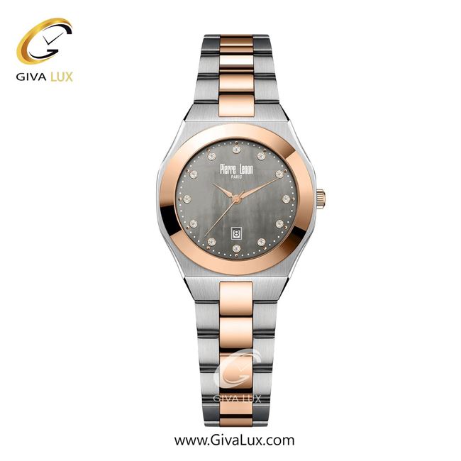 ساعت مچی اورجینال زنانه پییر لنون رزگلد-نقره ای | نقره ای-رزگلد| طوسی| کد رفرنس PL-0167-18