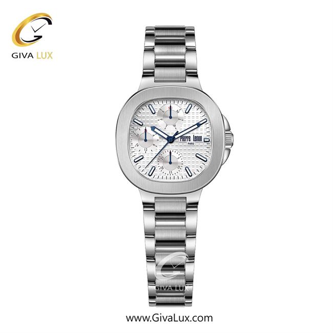 ساعت مچی اورجینال زنانه پییر لنون سه موتوره فول تایم نقره ای | نقره ای| نقره ای| کد رفرنس PL-0173-11