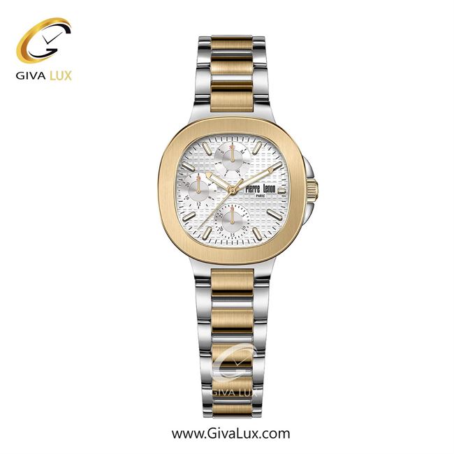 ساعت مچی اورجینال زنانه پییر لنون سه موتوره فول تایم طلایی | طلایی-نقره ای| نقره ای| کد رفرنس PL-0173-14