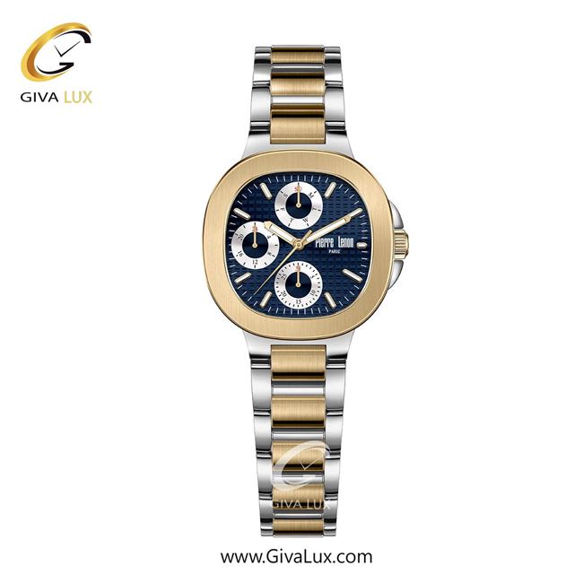 ساعت مچی اورجینال زنانه پییر لنون سه موتوره فول تایم طلایی | نقره ای-طلایی| سرمه ای| کد رفرنس PL-0173-16