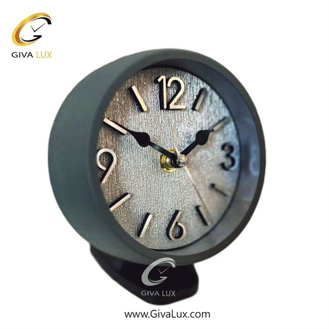 ساعت رومیزی اورجینال ولدر آلیاژ فلزی طوسی| کد رفرنس 02