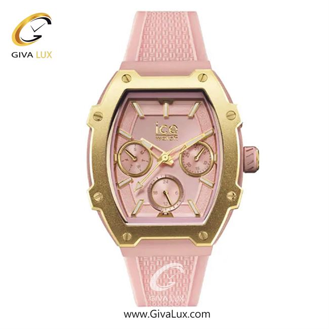 ساعت مچی اورجینال زنانه آیس سه موتوره فول تایم طلایی | صورتی| صورتی| کد رفرنس 022863