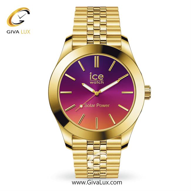 ساعت مچی اورجینال زنانه آیس طلایی | طلایی| بنفش-صورتی| کد رفرنس 023792
