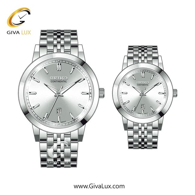 ساعت مچی اورجینال ست سیکو (کانتیننتال) | Seiko (Continental)  نقره ای | نقره ای| نقره ای| کد رفرنس 0405